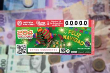 Dar&aacute;n hasta 204 mdp en Sorteo Gordo Navide&ntilde;o