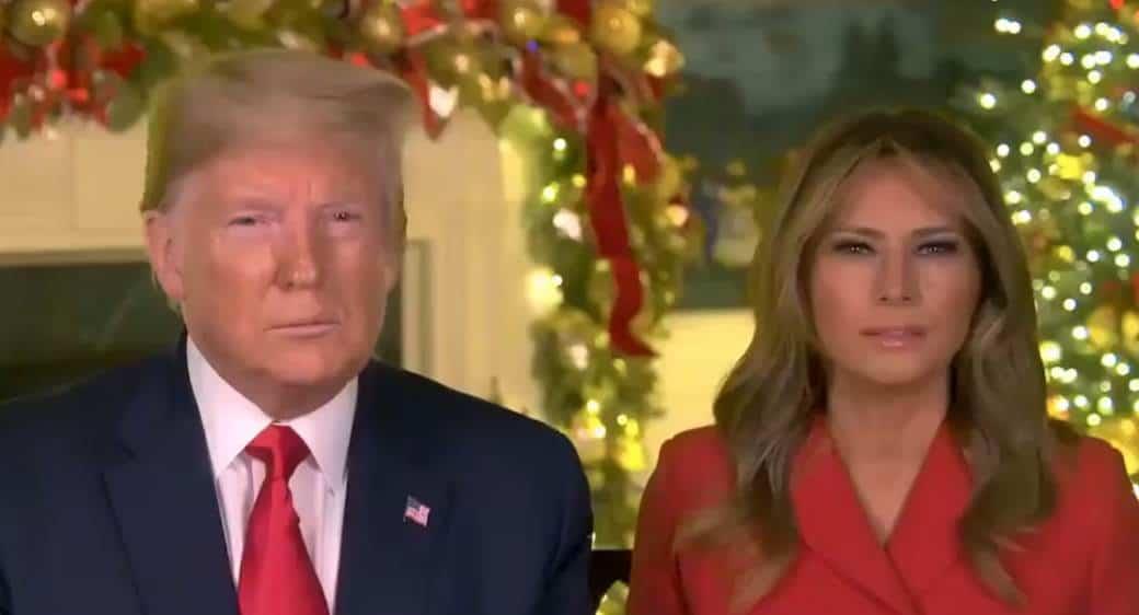 Con llamado a la unidad, Trump y Melania comparten mensaje navideño