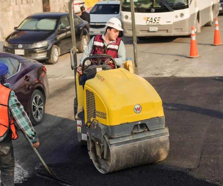 Emprende García programa de bacheo en diferentes zonas