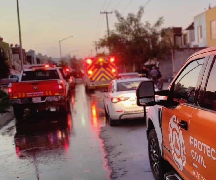 Alarma incendio de tráiler en Pesquería