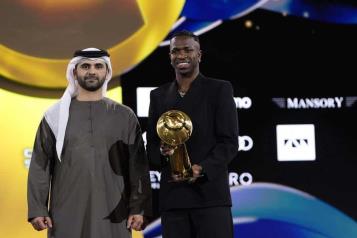 Acapara Vin&iacute;cius Jr. los Globe Soccer Awards