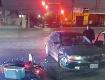 Choque entre moto y auto deja un muerto en Guadalupe