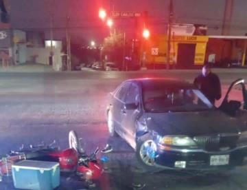 Choque entre moto y auto deja un muerto en Guadalupe