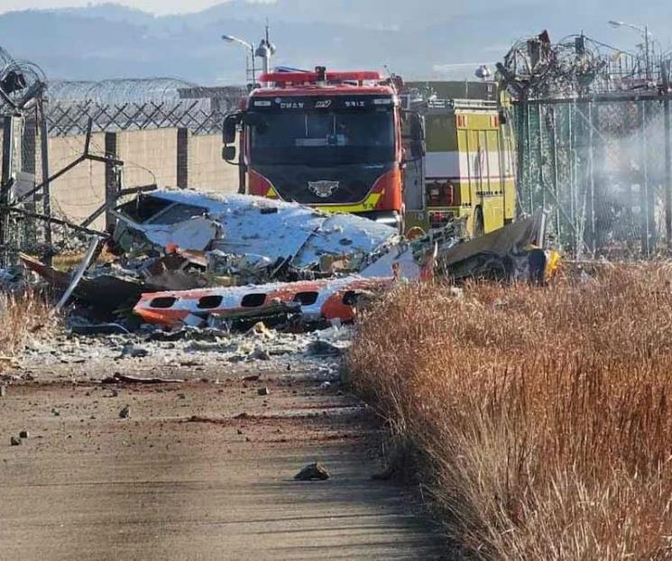 Accidente aéreo en Corea del Sur dejó 179 muertos