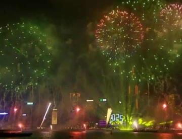 Asia y Australia reciben el 2025 con fiesta y fuegos artificiales