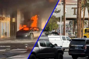 Explota camioneta Cybertruck de Tesla en Las Vegas