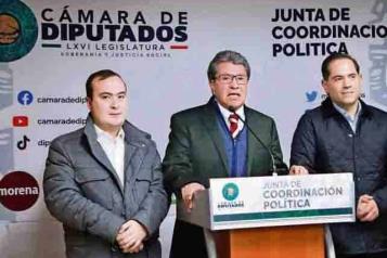 Reitera Ricardo Monreal apoyo  a Claudia Sheinbaum en 2025