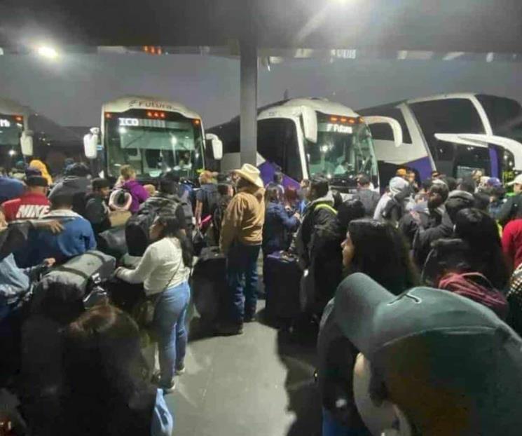 Luce saturada la Central de Autobuses