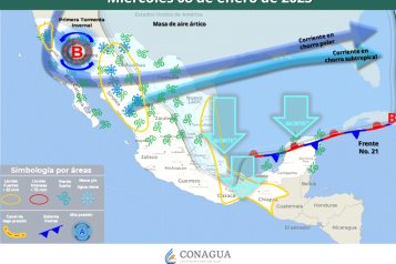 Alertan por frente frío