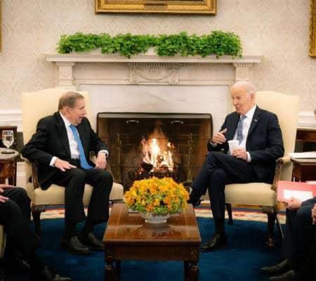 Recibe Biden en la Casa Blanca a Edmundo González