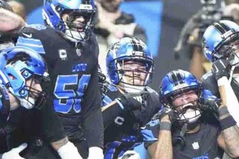 Detroit ruge alto y es campeón de la División Norte en la NFL