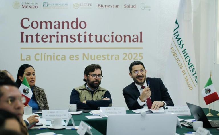 Discuten estrategia Batres, Montiel y Svarch; de La Clínica es Nue