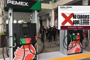 Insiste Profeco en que se eviten gasolineras con precios elevados