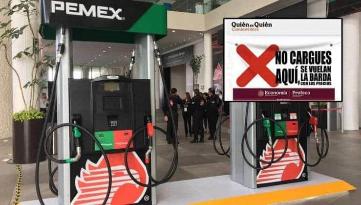 Insiste Profeco en que se eviten gasolineras con precios elevados