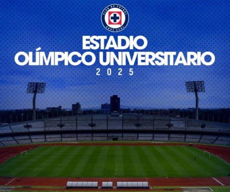 Confirma Liga MX que Cruz Azul jugará el Clausura 2025 en CU