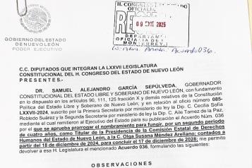 Sigue Samuel con vetos; rechaza permanencia de titular de CEDH