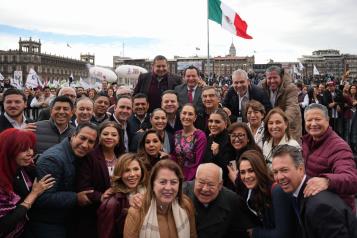 Muestran unidad gobernadores de oposición con Sheinbaum