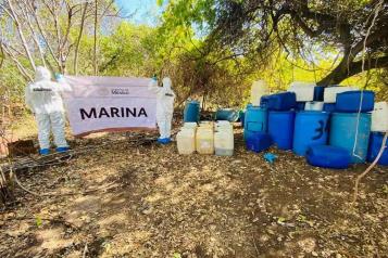 Neutralizan laboratorio clandestino en Sinaloa